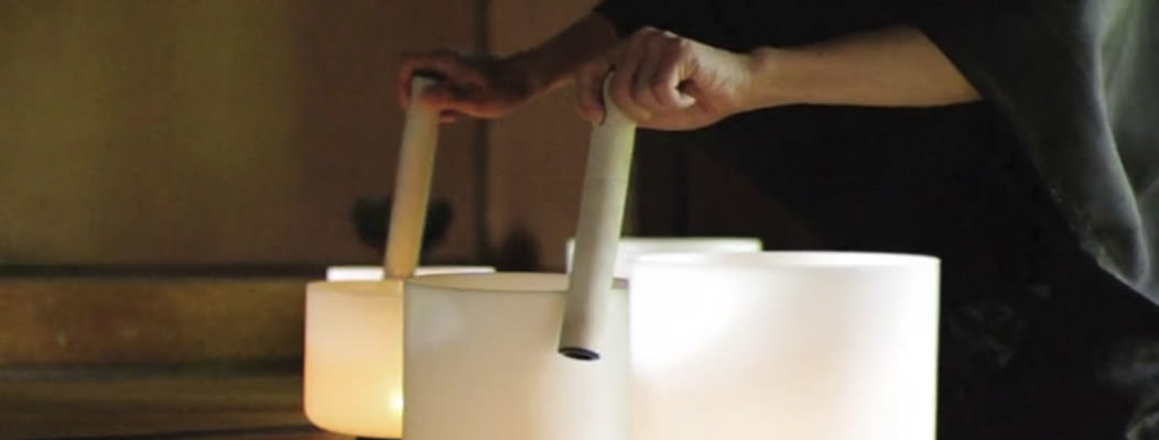 クリスタルボウル演奏方法